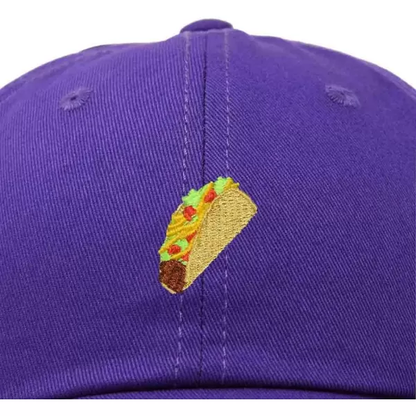 DALIX Taco Embroidered Dad Cap Cotton Baseball Hat Women