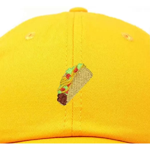 DALIX Taco Embroidered Dad Cap Cotton Baseball Hat Women