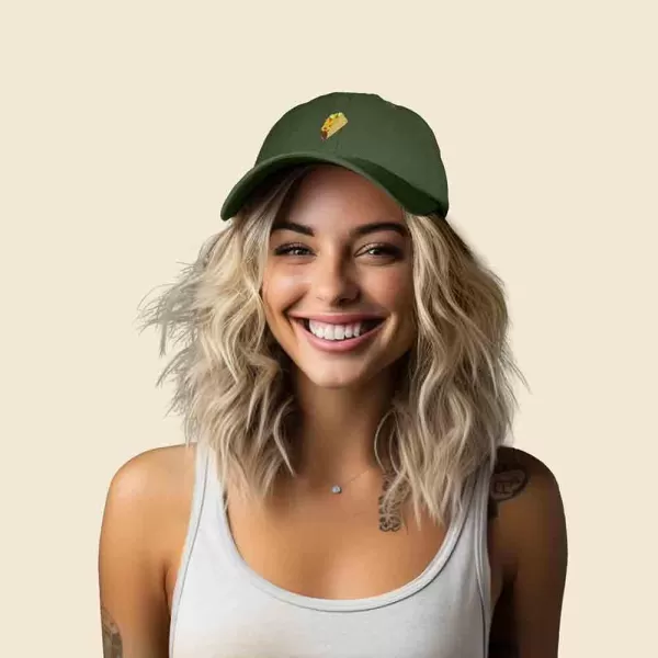 DALIX Taco Embroidered Dad Cap Cotton Baseball Hat Women