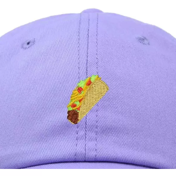 DALIX Taco Embroidered Dad Cap Cotton Baseball Hat Women