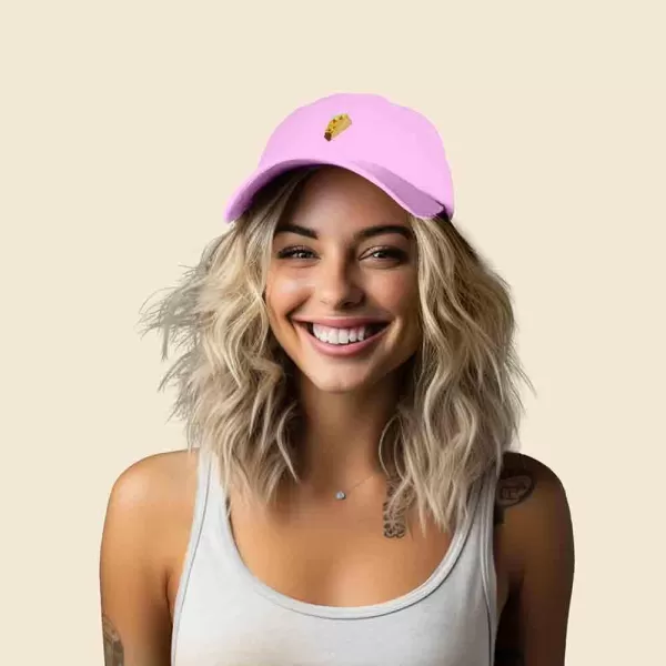DALIX Taco Embroidered Dad Cap Cotton Baseball Hat Women