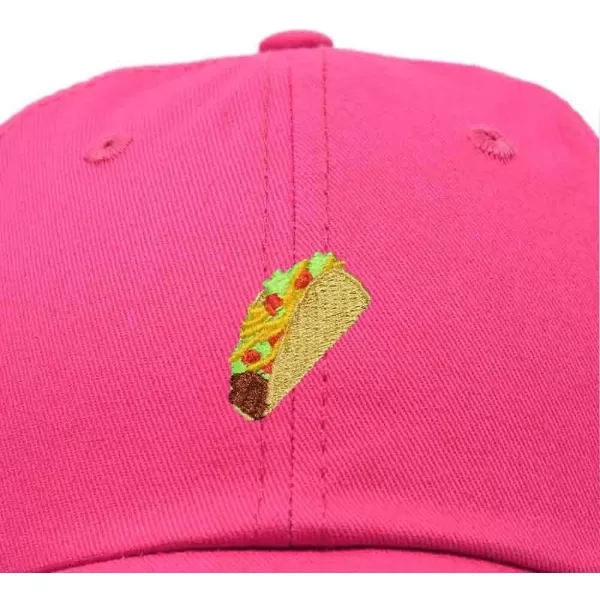 DALIX Taco Embroidered Dad Cap Cotton Baseball Hat Women