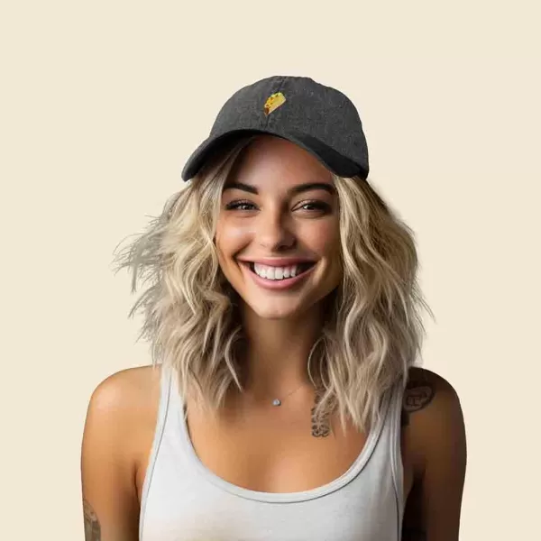 DALIX Taco Embroidered Dad Cap Cotton Baseball Hat Women