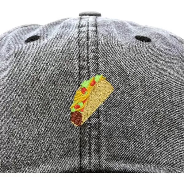 DALIX Taco Embroidered Dad Cap Cotton Baseball Hat Women