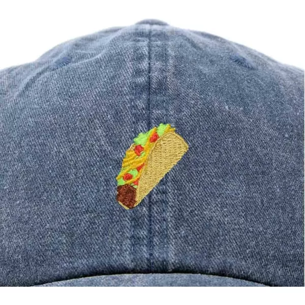 DALIX Taco Embroidered Dad Cap Cotton Baseball Hat Women