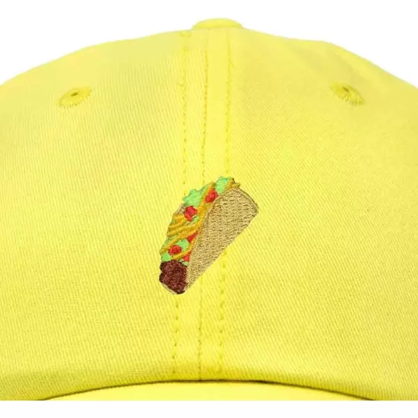 DALIX Taco Embroidered Dad Cap Cotton Baseball Hat Women