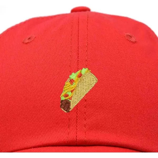 DALIX Taco Embroidered Dad Cap Cotton Baseball Hat Women