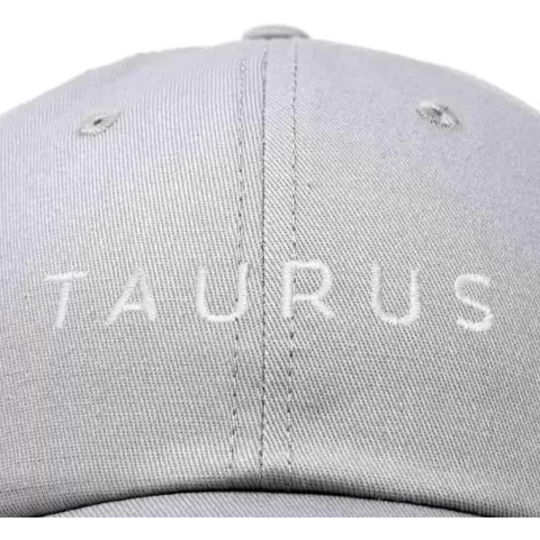DALIX Taurus Dad Hat Embroidered Zodiac Astrology Cotton Baseball Cap