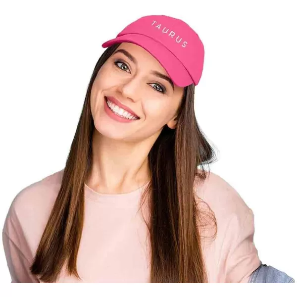 DALIX Taurus Dad Hat Embroidered Zodiac Astrology Cotton Baseball Cap