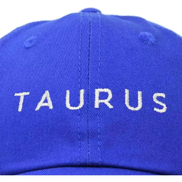 DALIX Taurus Dad Hat Embroidered Zodiac Astrology Cotton Baseball Cap