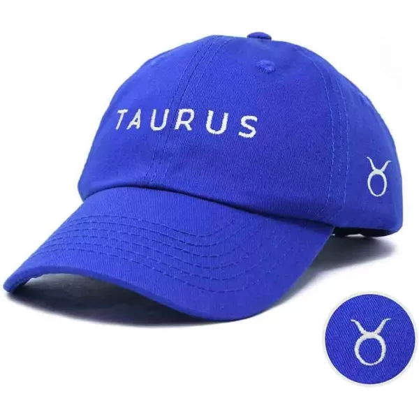 DALIX Taurus Dad Hat Embroidered Zodiac Astrology Cotton Baseball Cap