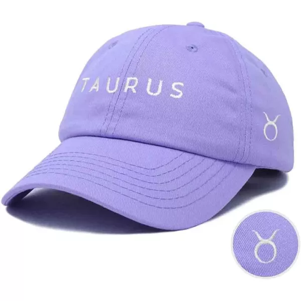 DALIX Taurus Dad Hat Embroidered Zodiac Astrology Cotton Baseball Cap