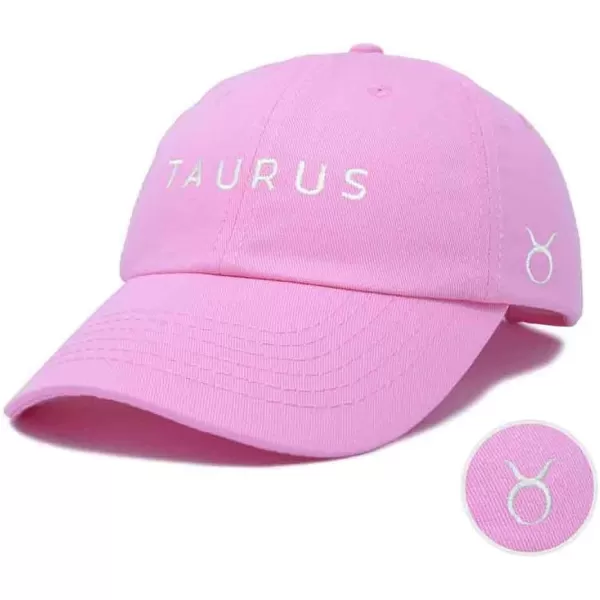 DALIX Taurus Dad Hat Embroidered Zodiac Astrology Cotton Baseball Cap