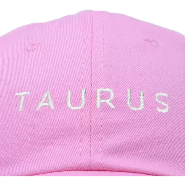 DALIX Taurus Dad Hat Embroidered Zodiac Astrology Cotton Baseball Cap