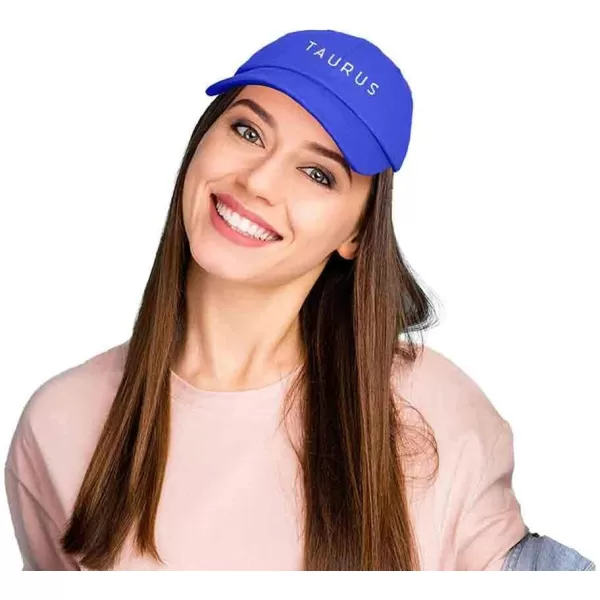 DALIX Taurus Dad Hat Embroidered Zodiac Astrology Cotton Baseball Cap