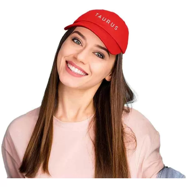 DALIX Taurus Dad Hat Embroidered Zodiac Astrology Cotton Baseball Cap