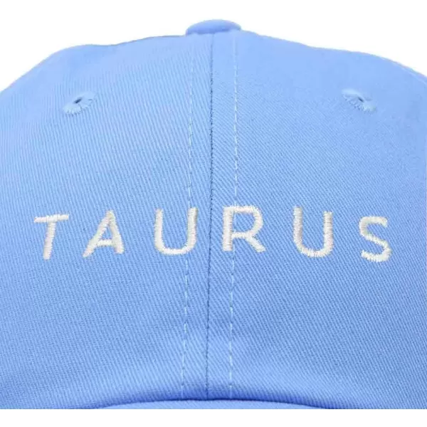 DALIX Taurus Dad Hat Embroidered Zodiac Astrology Cotton Baseball Cap