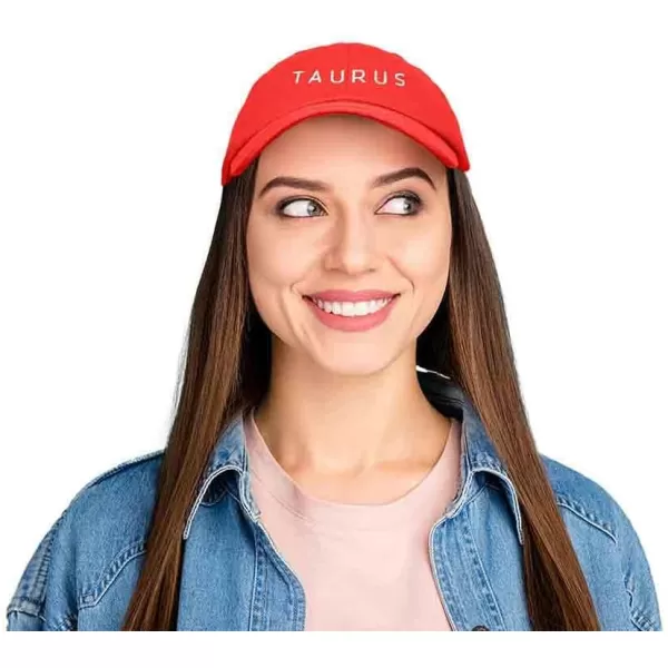 DALIX Taurus Dad Hat Embroidered Zodiac Astrology Cotton Baseball Cap