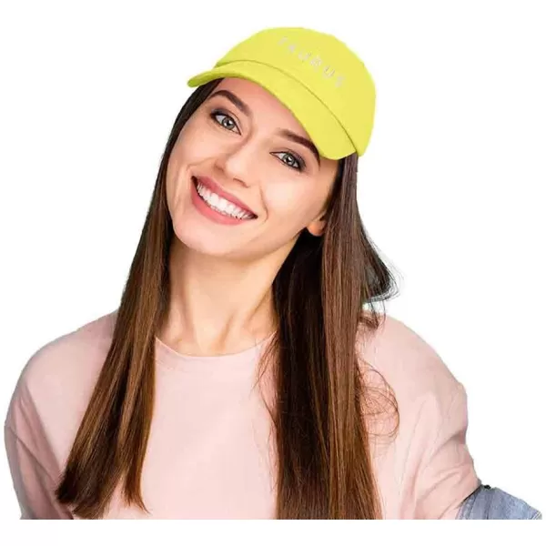 DALIX Taurus Dad Hat Embroidered Zodiac Astrology Cotton Baseball Cap