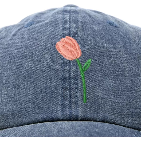 DALIX Tulip Hat Womens Floral Collection Baseball Cap