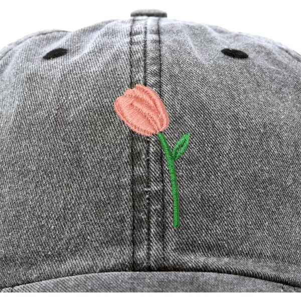 DALIX Tulip Hat Womens Floral Collection Baseball Cap