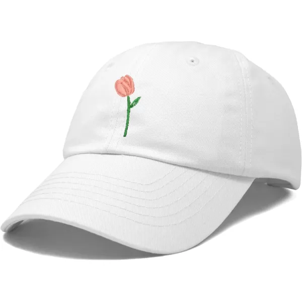 DALIX Tulip Hat Womens Floral Collection Baseball Cap