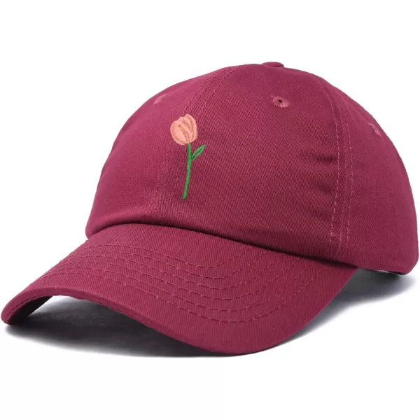 DALIX Tulip Hat Womens Floral Collection Baseball Cap