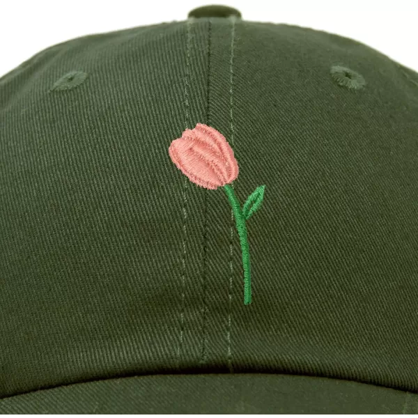 DALIX Tulip Hat Womens Floral Collection Baseball Cap