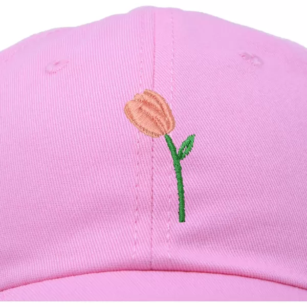 DALIX Tulip Hat Womens Floral Collection Baseball Cap