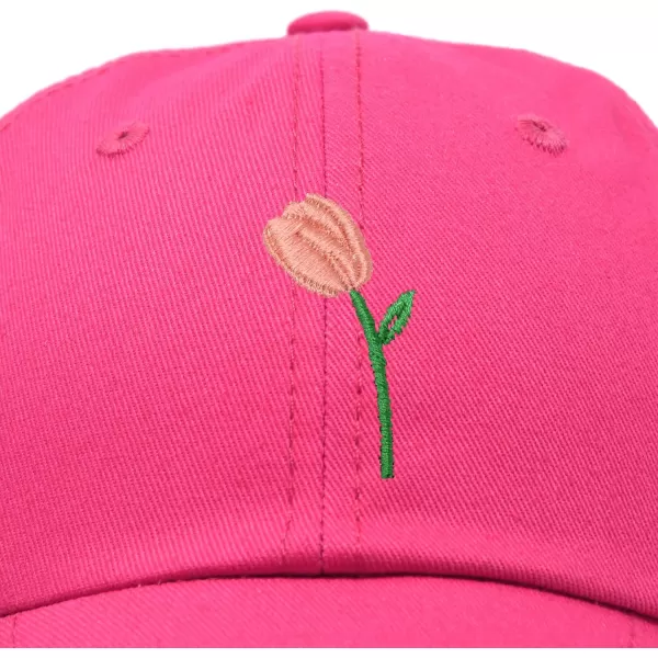 DALIX Tulip Hat Womens Floral Collection Baseball Cap