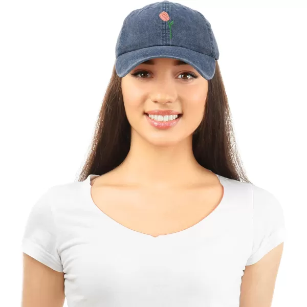 DALIX Tulip Hat Womens Floral Collection Baseball Cap