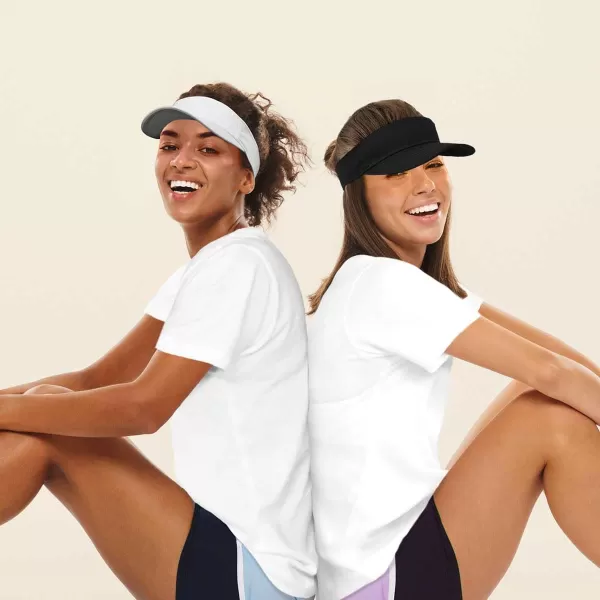 DALIX Visor Hat Adjustable Cotton Men Women Classic