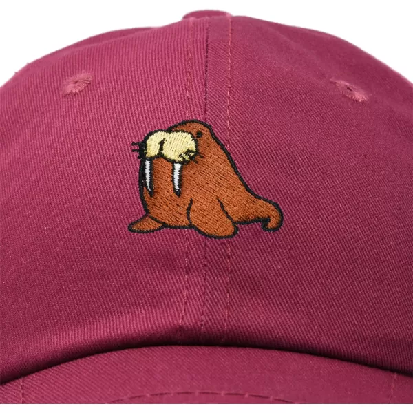 DALIX Walrus Embroidery Dad Hat Baseball Cap Mens Womens