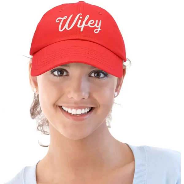 DALIX Wifey Hubby Couples Dad Hats Baseball Caps Married Gift Set of 2