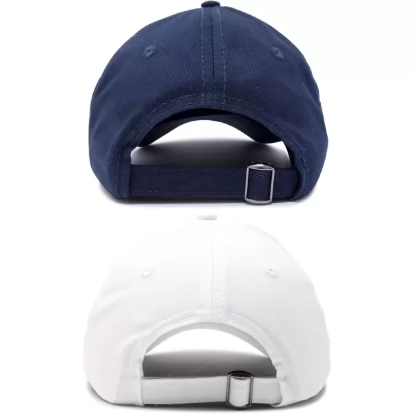 DALIX Wifey Hubby Couples Dad Hats Baseball Caps Married Gift Set of 2