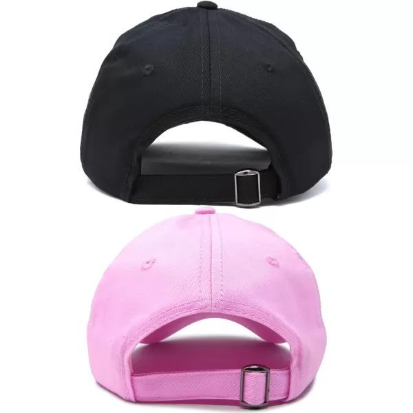 DALIX Wifey Hubby Couples Dad Hats Baseball Caps Married Gift Set of 2
