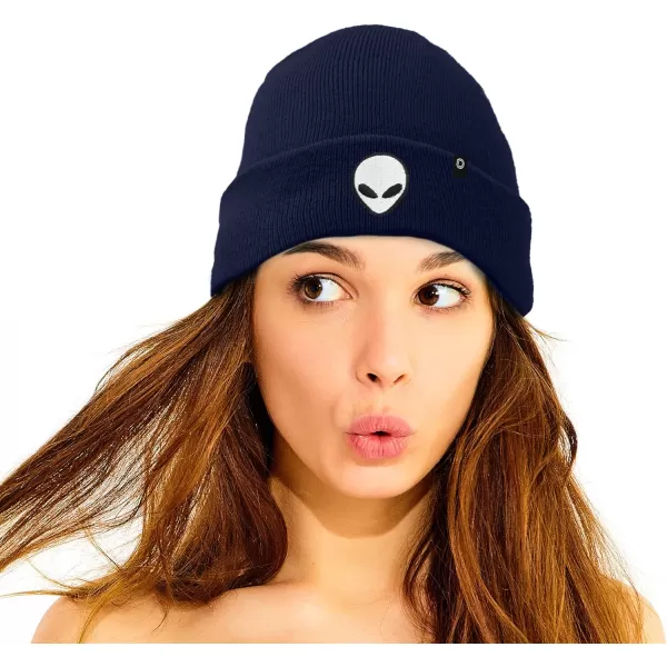 DALIX Winter Cap E.T. Alien Beanie Embroidered Hat