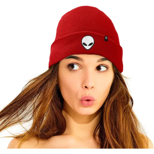 DALIX Winter Cap E.T. Alien Beanie Embroidered Hat