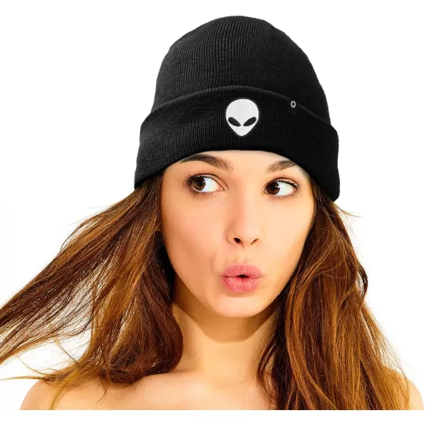 DALIX Winter Cap E.T. Alien Beanie Embroidered Hat