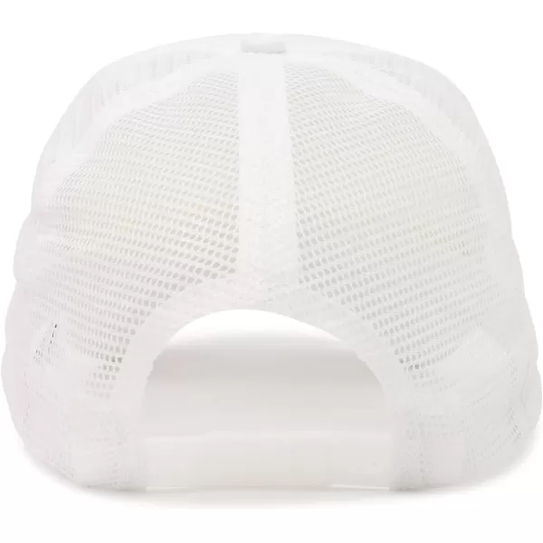 DALIX Yin and Yang Embroidered Mesh Trucker Hat