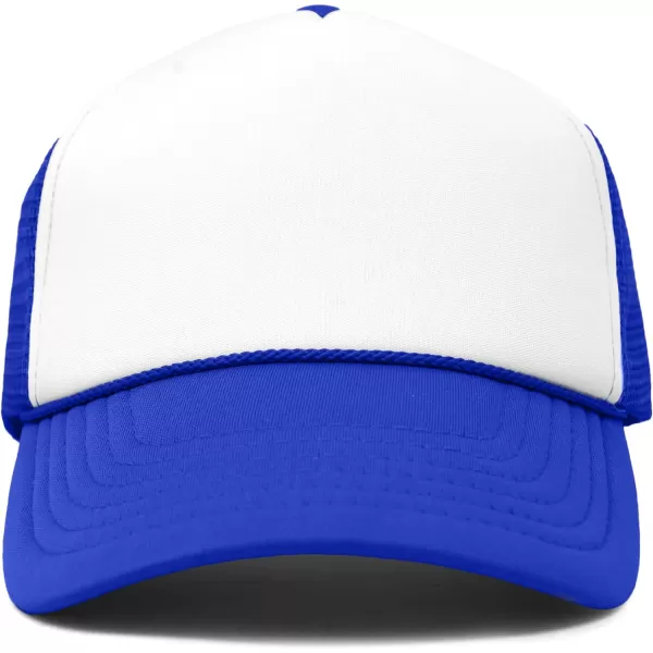 DALIX Youth Mesh Trucker Cap - Adjustable Hat 
