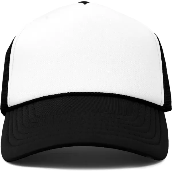 DALIX Youth Mesh Trucker Cap - Adjustable Hat 