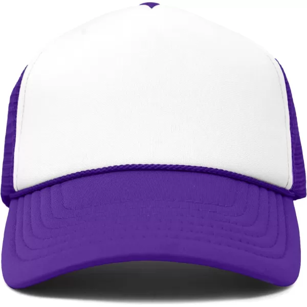 DALIX Youth Mesh Trucker Cap - Adjustable Hat 