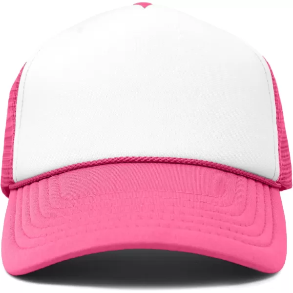 DALIX Youth Mesh Trucker Cap - Adjustable Hat 