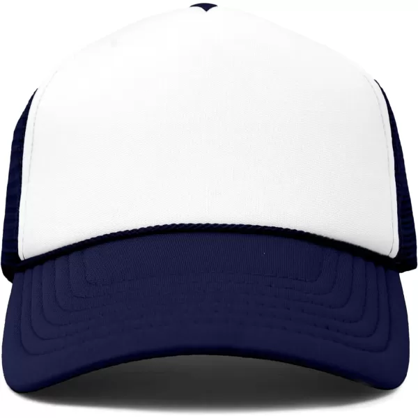 DALIX Youth Mesh Trucker Cap - Adjustable Hat 