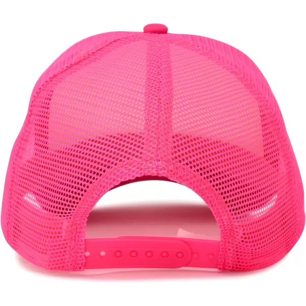 DALIX Youth Mesh Trucker Cap - Adjustable Hat 