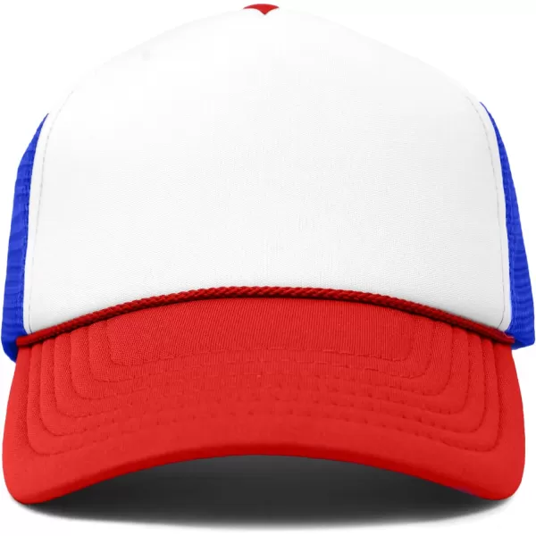 DALIX Youth Mesh Trucker Cap - Adjustable Hat 