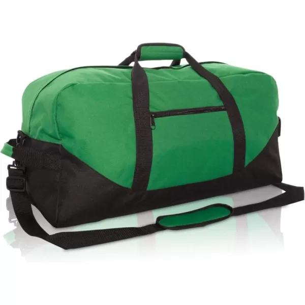 DALIX 25" Big Adventure Large Gym Sports Duffle Bag in Dark Green