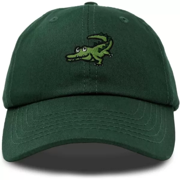 DALIX Alligator Cap Embroidered Mens Cotton Dad Hat Baseball Hat