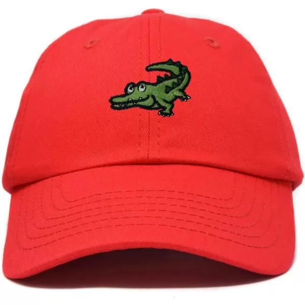 DALIX Alligator Cap Embroidered Mens Cotton Dad Hat Baseball Hat